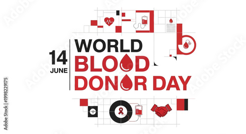 World Blood Donor Day awareness campaign.
