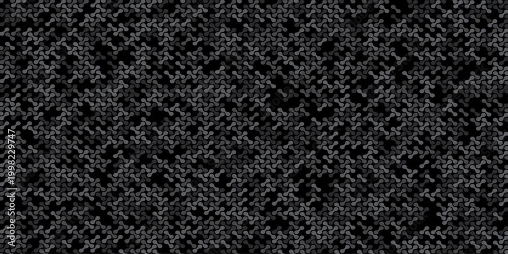 Fototapeta premium seamless pattern metal grid meatball wall decoration with chains circle wallpaper black and gray paper ornament cover, page, banner template design.