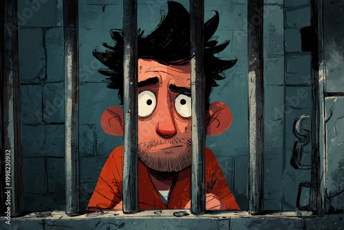 in prison