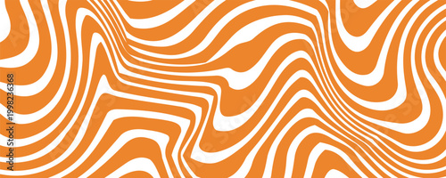 Wavy caramel background. Vector pattern with candy texture. Liquid chocolate illustration