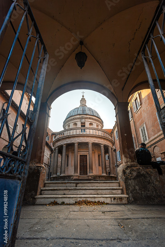 фотографія The Tempietto of San Pietro in Montorio by Donato Bramante in Rome