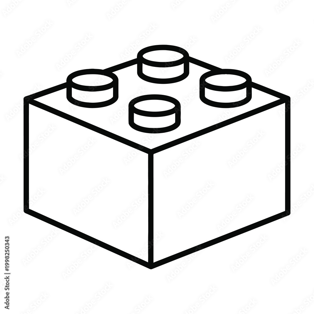 Obraz premium Lego brick toy block