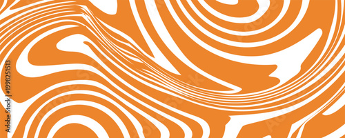 Wavy caramel background. Vector pattern with candy texture. Liquid chocolate illustration