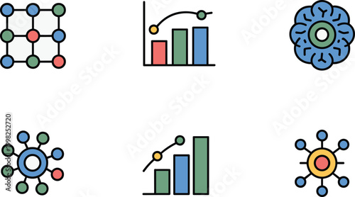 Set of flat style machine learning and artificial