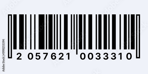 Barcode Icon – Product Code, Scanner and Retail UI Symbol