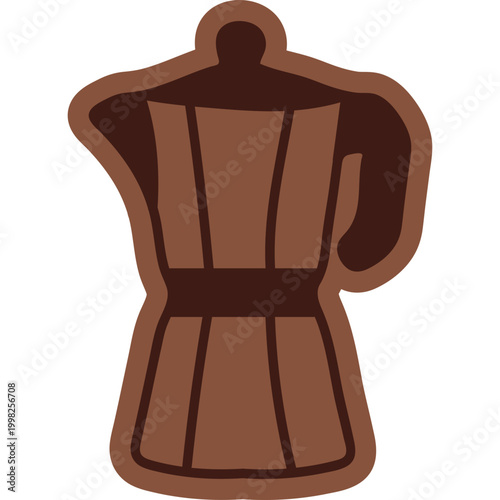Moka Pot Coffee Maker Icon