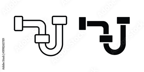 Plumbing icon, symbols pack for UI designs.