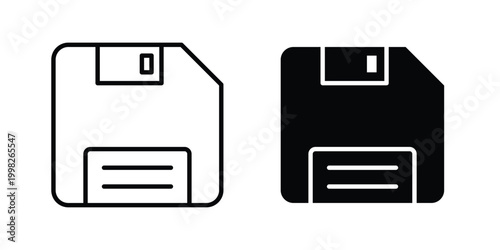 save button icon, symbols pack for UI designs.
