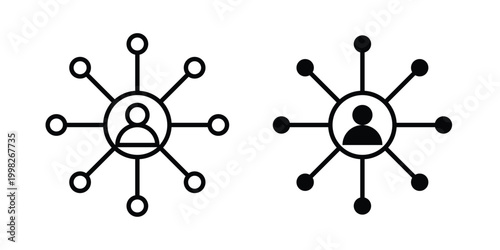 Stakeholders icon, symbols pack for UI designs.