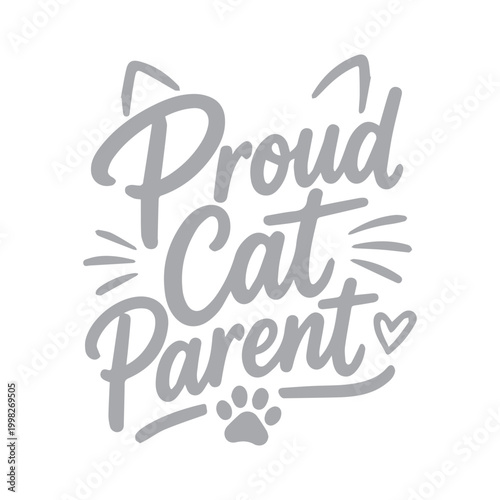 Proud Cat Parent Emblem