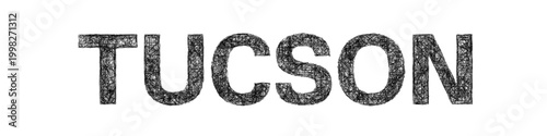 Sketch Tucson text design element