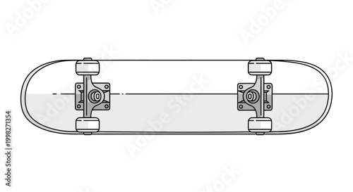 Go skateboarding on a sunny day with a skateboard