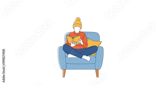 Woman sitting on a chair relaxed.