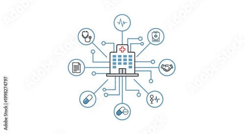 Smart home technology and automation concept.