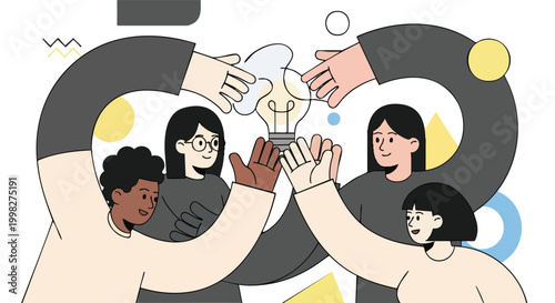 Diverse agile team driving collaborative innovation and creative problem solving for high-growth tech enterprises
