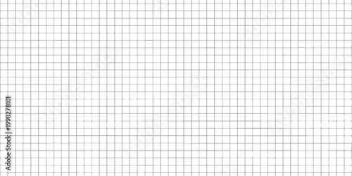 Fotografie Gray grid pattern simple graph paper style background