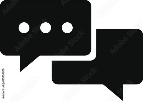 Chat and Talk Icon Set. support center symbols. Consultation and customer feedback design. Live assistance and help desk icons
