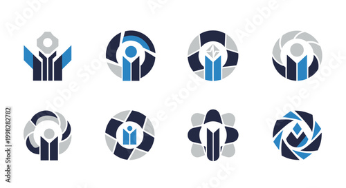 A modern and clean graphic symbolizing connection, growth, and innovation. Suitable for business presentations, marketing materials, or website design