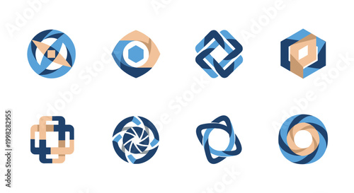 Modern abstract design conveying connection and collaboration. Suitable for business presentations, website design, and marketing materials showcasing