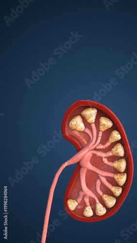 Kidney Function Producing Urine for Waste Elimination