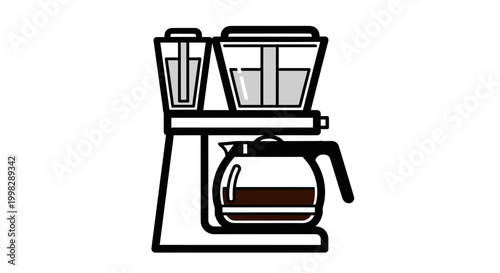 Coffee Maker Appliance Kitchen Device.