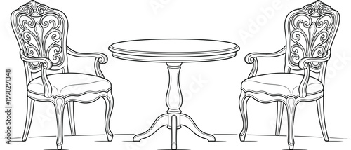 Black Silhouette of a Retro Vintage Steam Locomotive