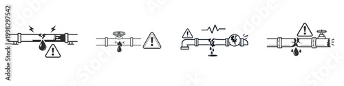 Energy crisis, oil prices and global energy. Vector, illustration, minimalist, icon, icon set