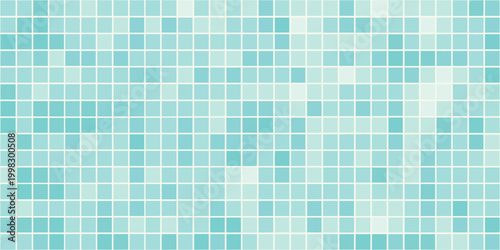 mosaic tile pattern in turquoise and aqua shades