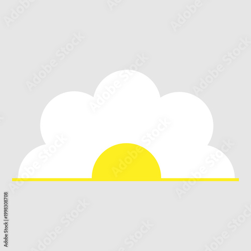 Daisy flowers icon vector. Daisy Illustration sign. Chamomile symbol. flowers logo.