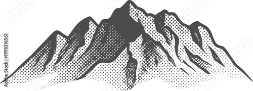 Mountain range landscape view