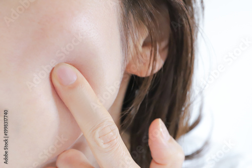 Photos 女性の肌　スキンケア