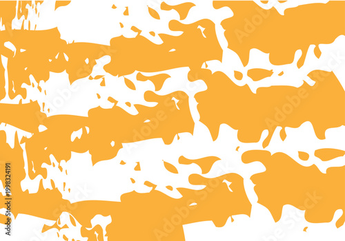 Fondo con texturas de manchas abstractas en color naranja vibrante