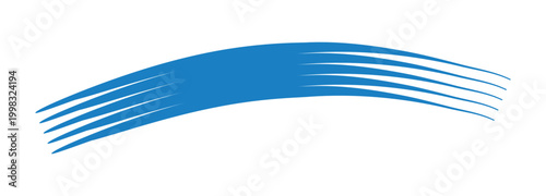 Líneas curvas de color azul con efecto dinámico de movimiento