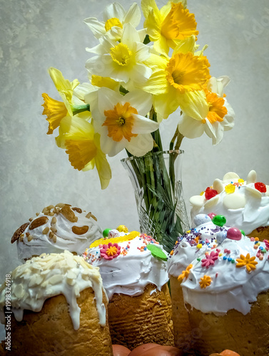 Orthodox Easter celebration food set