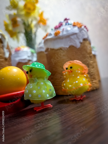 Orthodox Easter celebration food set