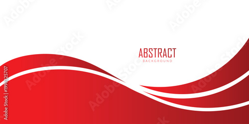 abstract creative minimalist red gradient dynamic wave shapes for business card, poster, background.