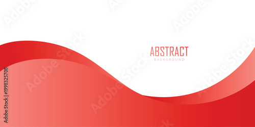 abstract creative minimalist red gradient dynamic wave shapes design for business card, poster, background.