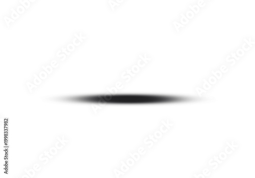 Photos Shadow overlay ellipse with soft blur gradient for realistic depth effect
