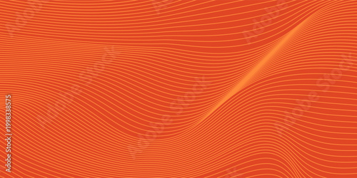 Modern vector abstract orange background for wallpaper, banners, invitations, and luxury vouchers. Premium background design with orange line patterns. Vector ilustration.