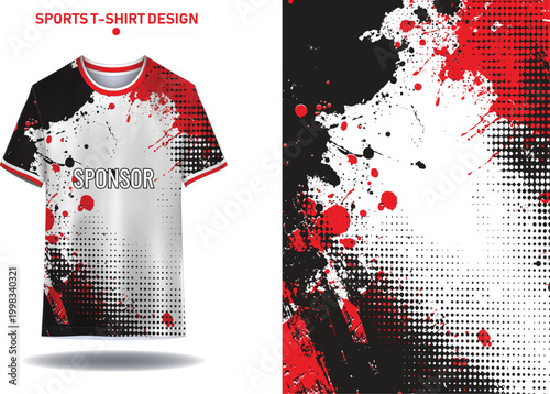 Sports jersey and t shirt background design