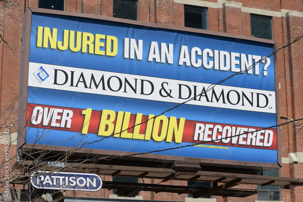 Fototapeta premium roadside billboard featuring 