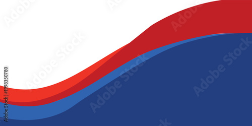 Free Download Abstract business banner background with red and blue gradient color. Vector eps10 - GFXLoad