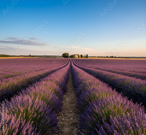 Champ de lavande en Provence, France