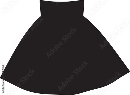 Classic Flared Mini Skirt Icon for Fashion Design