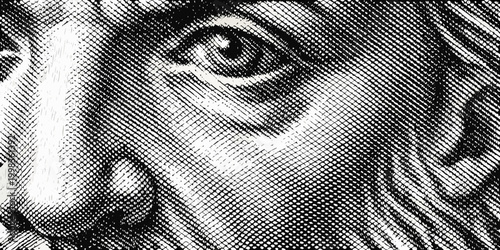 close up high contrast fabric texture with intricate weave