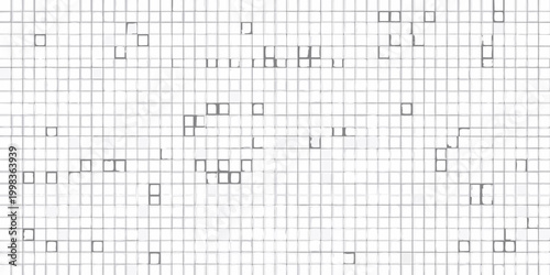 simple grid pattern with scattered black squares