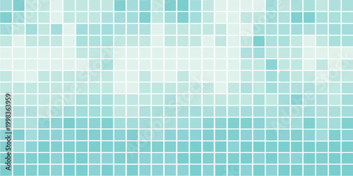 mosaic tile pattern in turquoise and aqua shades