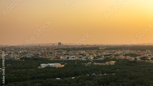 Scenic Views from Al Shuba Hanging Bridge Trail in Al Ahsa, Eastern Province near Al Hofuf, Saudi Arabia. 18-April-2026