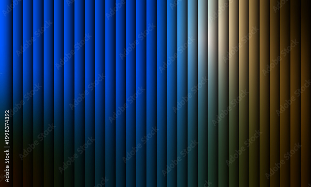 Obraz premium Abstract vertical stripes a gradient of blues greens browns and golds