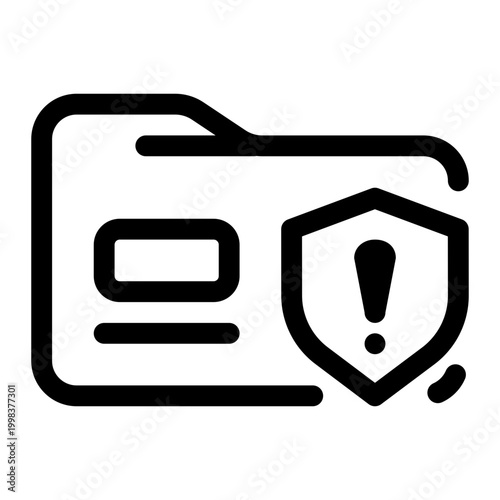 Secure folder Shield Icon